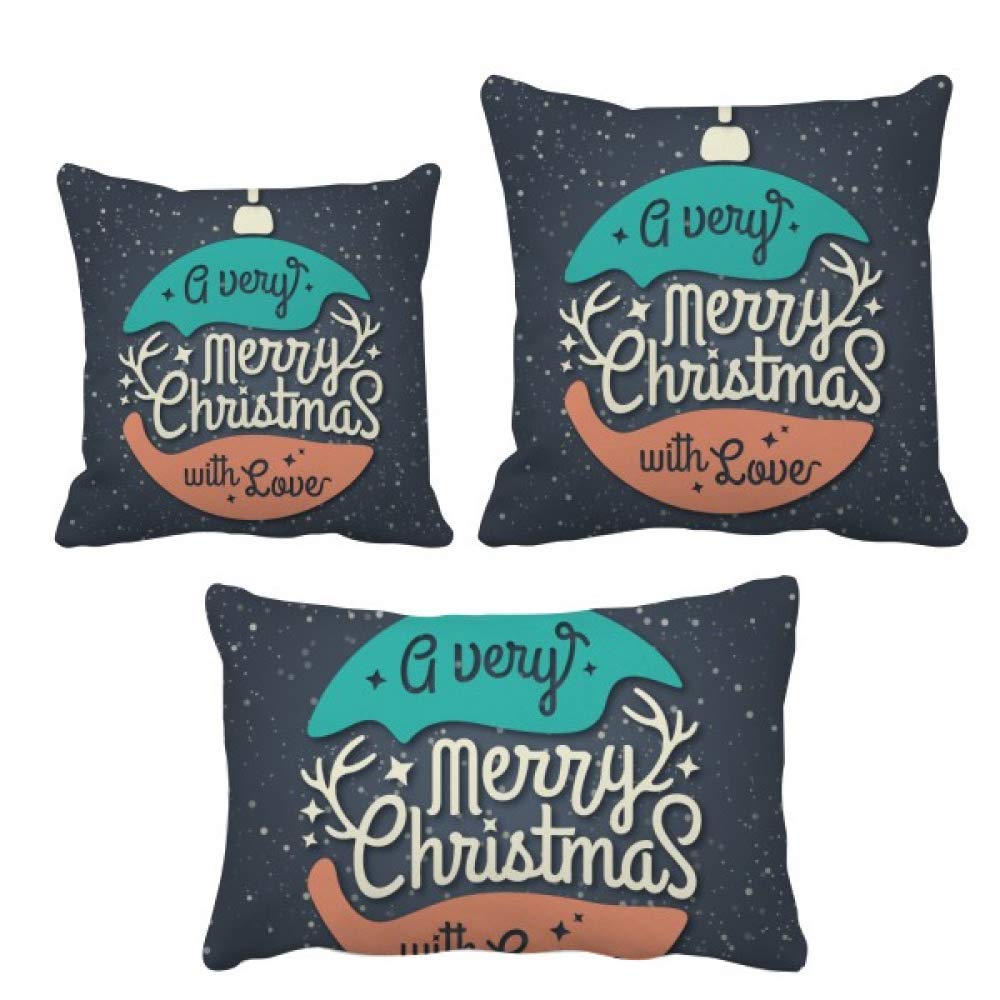 Coussin de Noël coloré avec insert garnissage pour décoration canapé salon