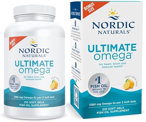 Miniatura 9 de Nordic Naturals Ultimate Omega sabor a limón 90 geles suaves 1280 mg de Omega-3 suplemento de aceite de pescado Omega-3 de alta potencia con EPA y