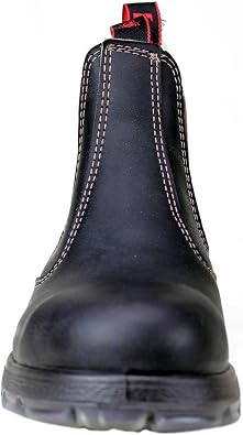 Red Back Boots USBOK Dark Brown Steel Toe Size 12.5 US/ 11.5 AU (on pull tags)