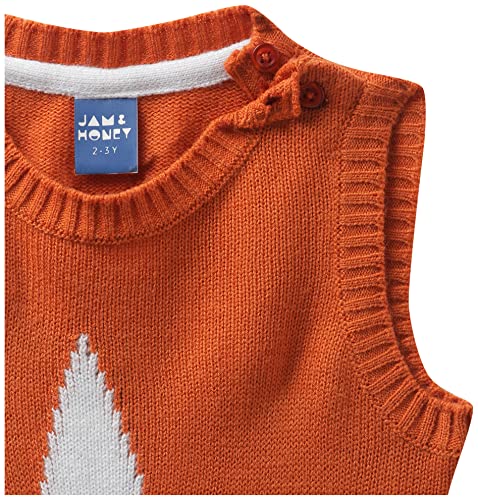 Image of Amazon Brand - Jam & Honey Boy's Acrylic Round Neck Sweater
