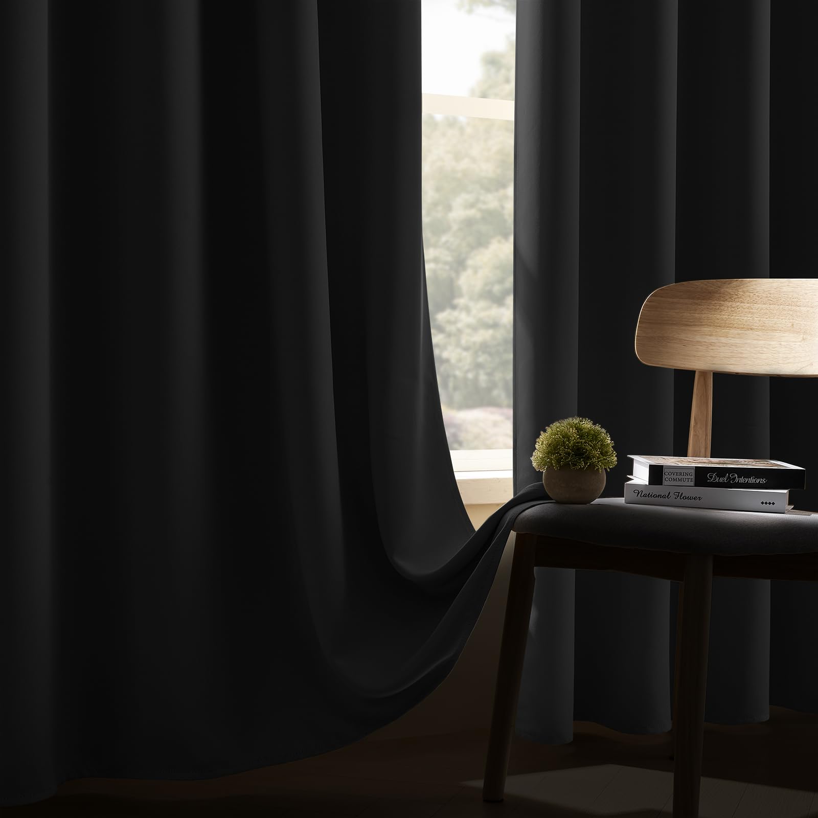 CUCRAF Blackout Curtains Room Darkening Window Curtain Panels - Image 4