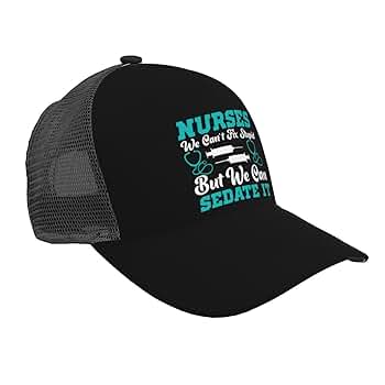 Nurse We Can't Fix Stupid But We Can Sedate It Baseball Cap