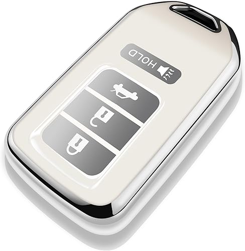 Miniatura 31 de Tukellen Funda para llavero Honda, funda de protección completa de TPU suave premium para Honda Accord Civic CRV Pilot Ridgeline Odyssey Passport