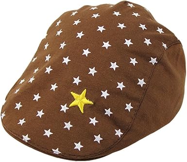 Demarkt Casquette Beret D Enfant Coton Avec Dessin Des Petits Etoiles Decor Enfant 1 3 Ans Tour De Tete 50cm Kaki Amazon Fr Vetements
