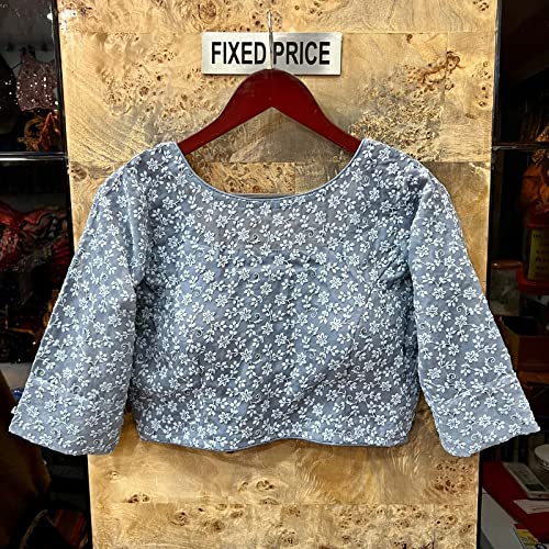 Image of Vihu Fashion Women Georgette Half Sleeve Blouse