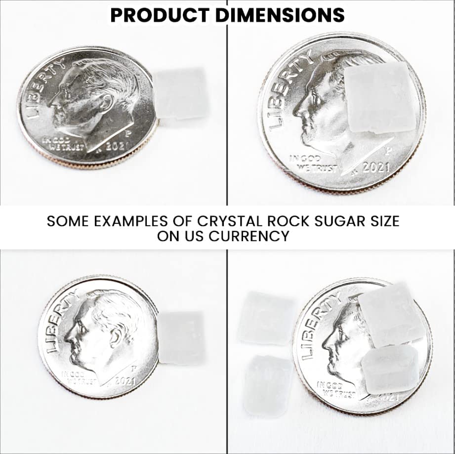 Miniatura 8 de NY SPICE SHOP Azúcar de roca  3 libras de cristales de caramelo de roca  Rocas de azúcar  Cristales de azúcar  Caramelo de roca  Azúcar de roca para