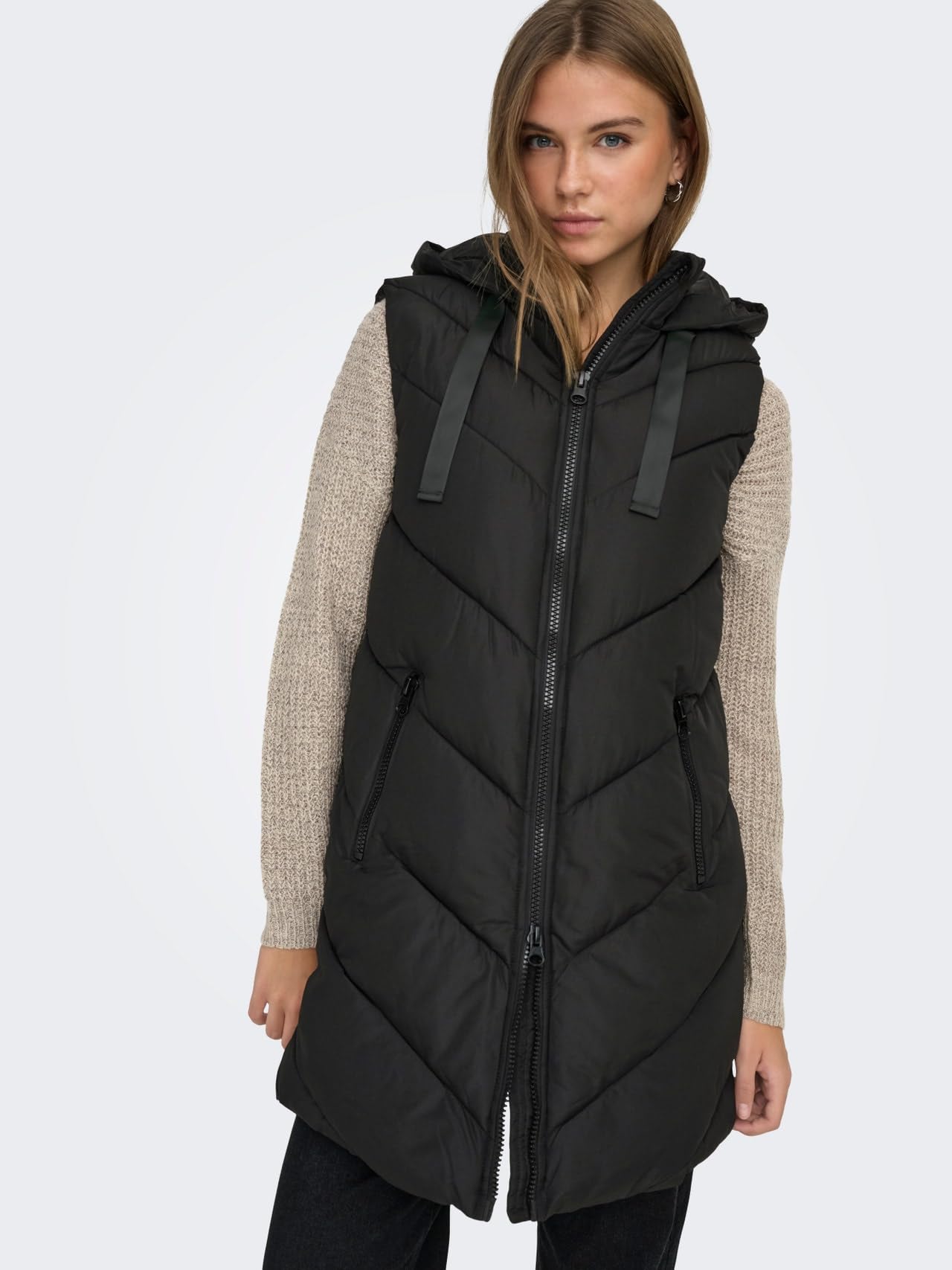 ONLY Women's Jdyskylar Otw Noos Padded Hood Waistcoat