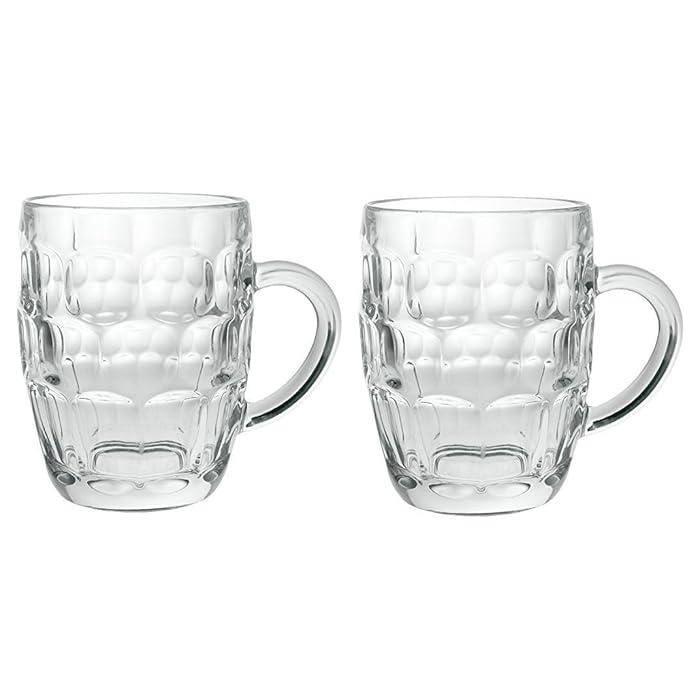 Buy Arcoroc Britannia Set Of 2 British Glass Beer Mug oz 1 Pint Online At Desertcart Guyana