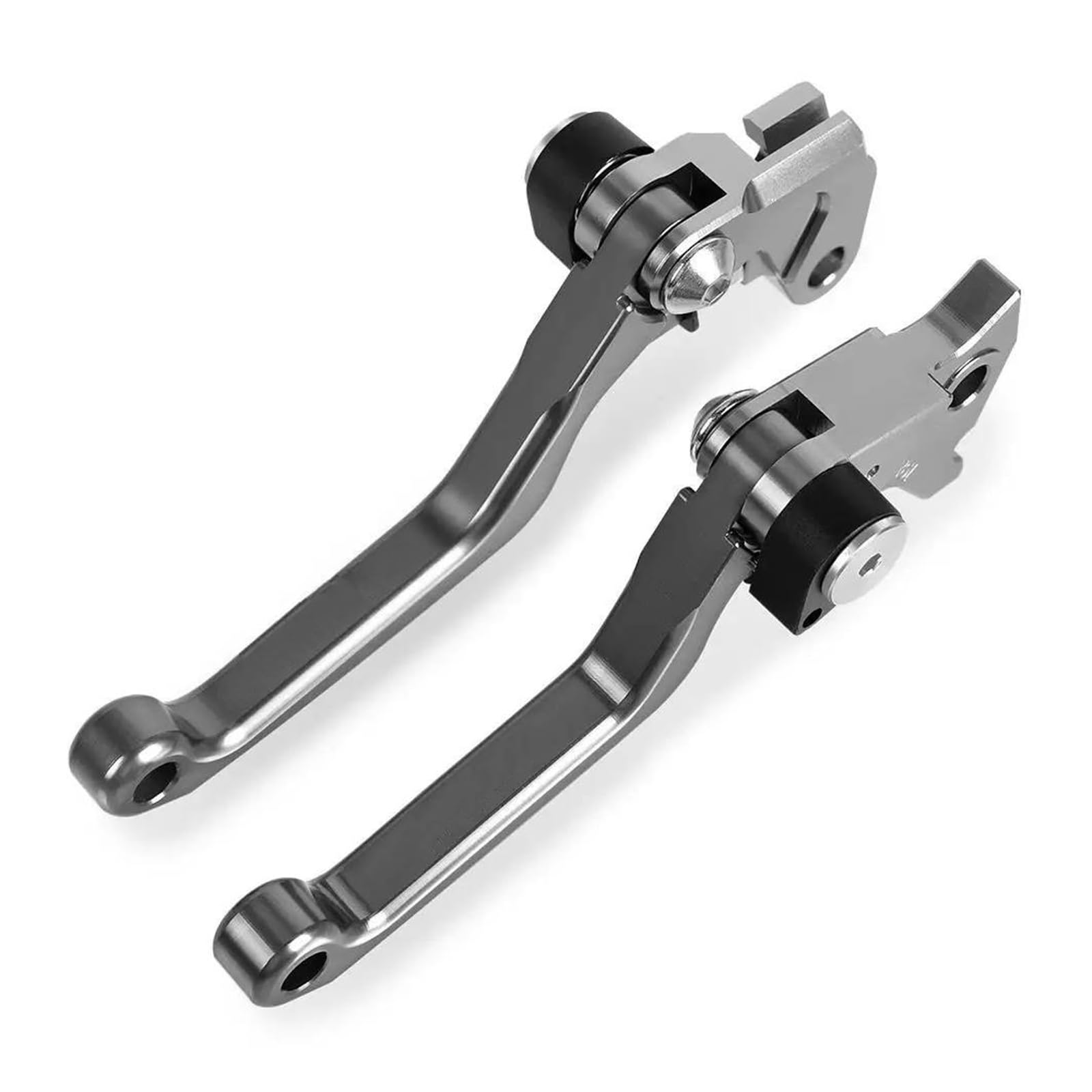 Yaxfbrhgc Gray For Yamaha Dt125 Dt 125 1987-2005 Cnc Aluminum Motorcoss Pit Dirt Bike Pivot Foldable Brake Clutch Levers With(Gray)