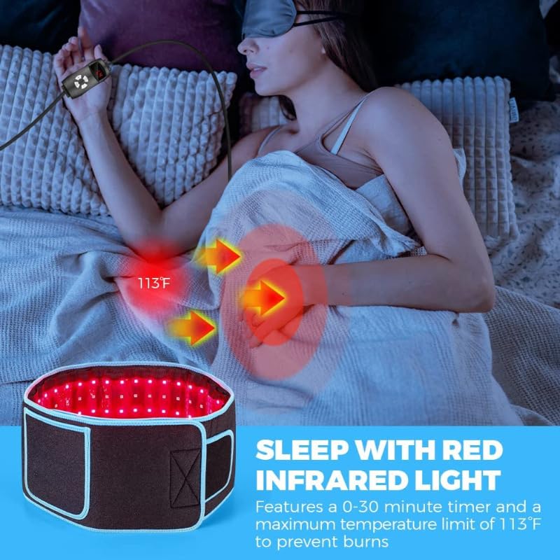 Vulpes Goods Draagbare Roodlicht Rugband – Onderrug - View 2