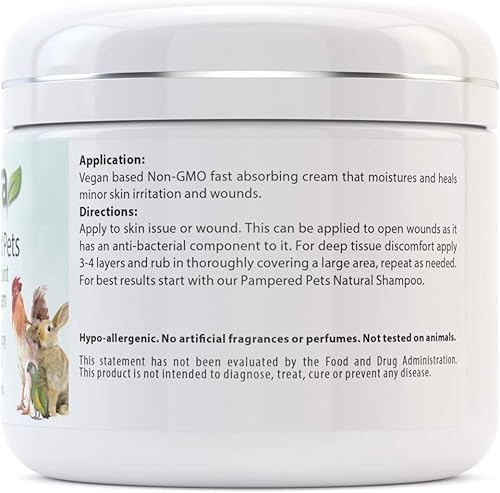 Miniatura 4 de Nutra Health Pampered Pets Crema MSM para la piel y las articulaciones en tarro de 4 onzas (4.1 fl oz)