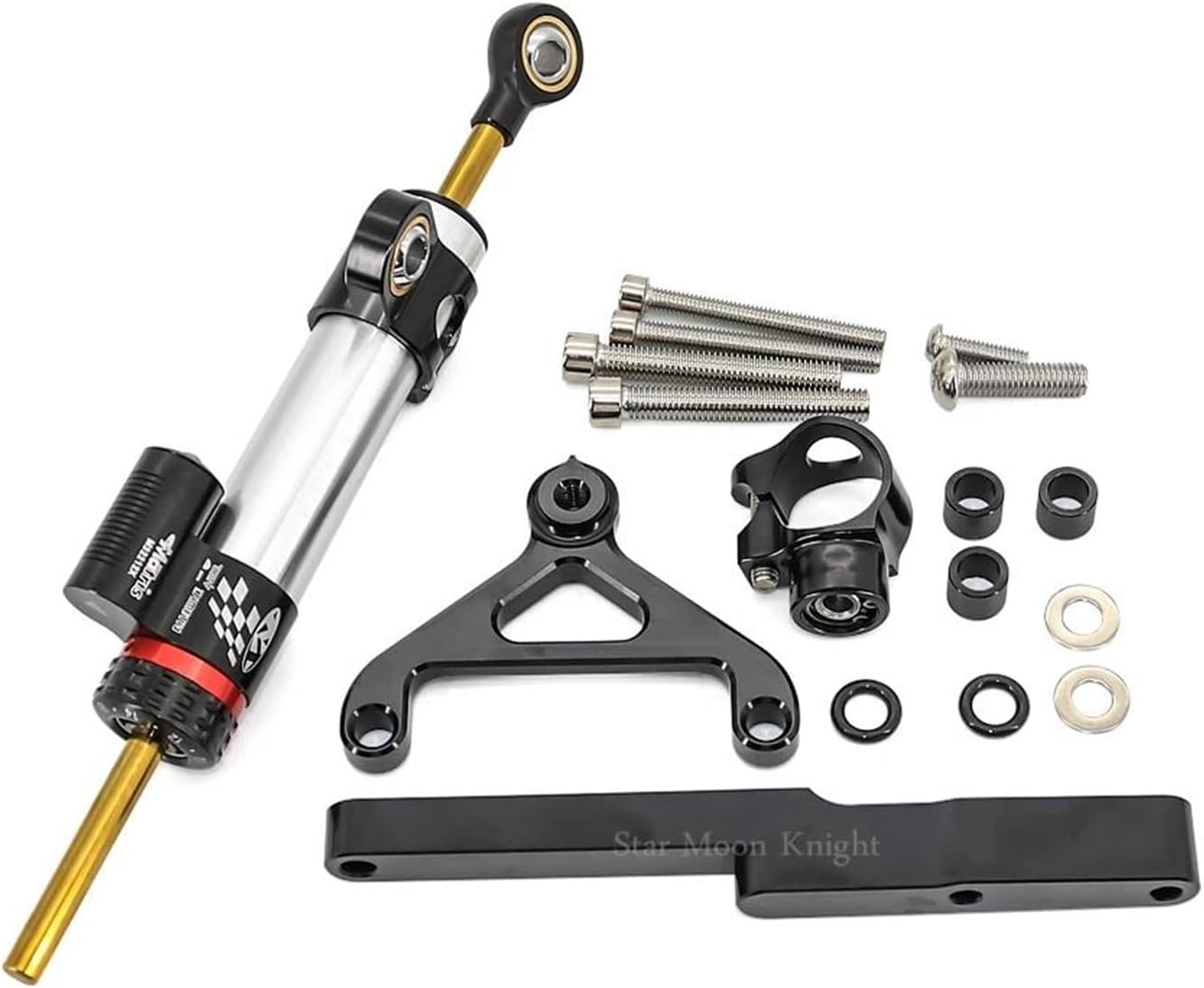 For CB1000R 2008-2016 CNC Steering Damper Stabilizer Shock Absorber Direction Mount Bracket(Black)