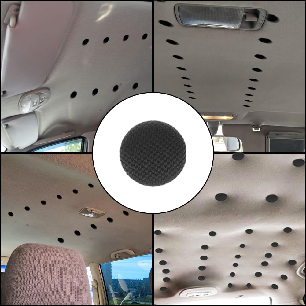 65Pcs Kit Riparazione Cielo Auto, Vite Per Riparazione Tetto Auto, Rivetti per Riparazione Tetto Auto, Universali Riparazione Rivetti Pulsante con Vite, Ripara Cielo Auto Set Riparazione Cielo Auto