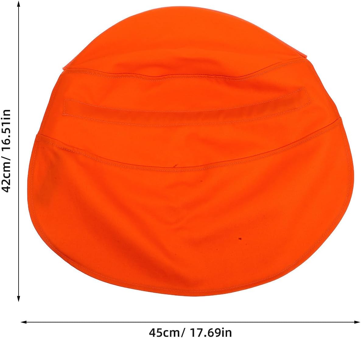 Amosfun Helmet Cover Faux Leather and Cloth Material Bright Detachable Design Provides Comprehensive Protection for Neck and Head, Welding Accessories for Workplaces