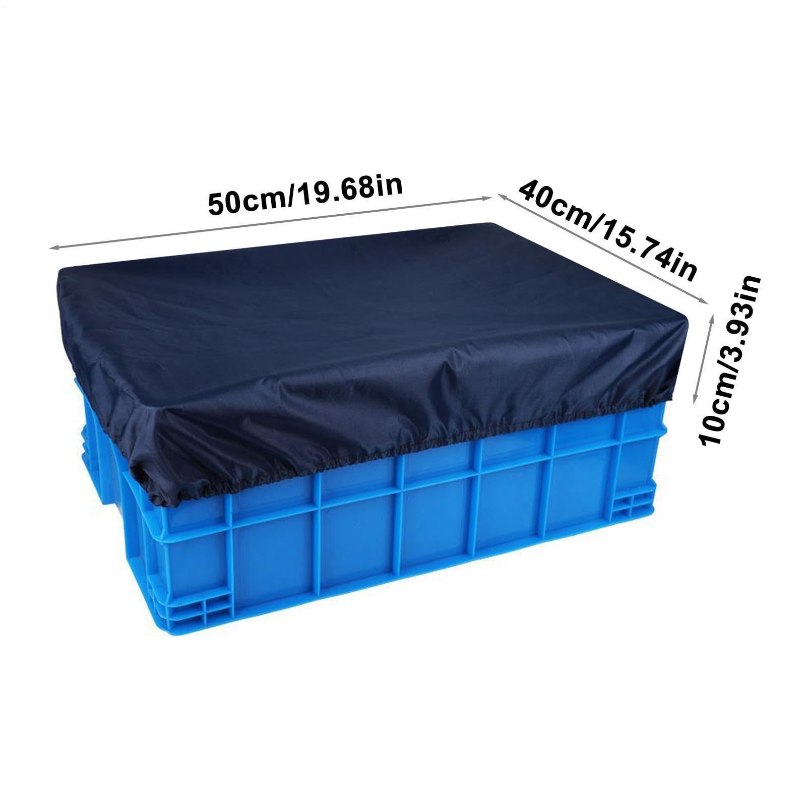 Generisch Garagenbox-Abdeckung – Wasserdichter, Waschbarer Staubschutz | Aufbewahrungskorb Mit Elastischem Schutz | 40x50x10cm + Sicherer Seilbinder | Hochdichtes Polyestergewebe – Für Heimküchen