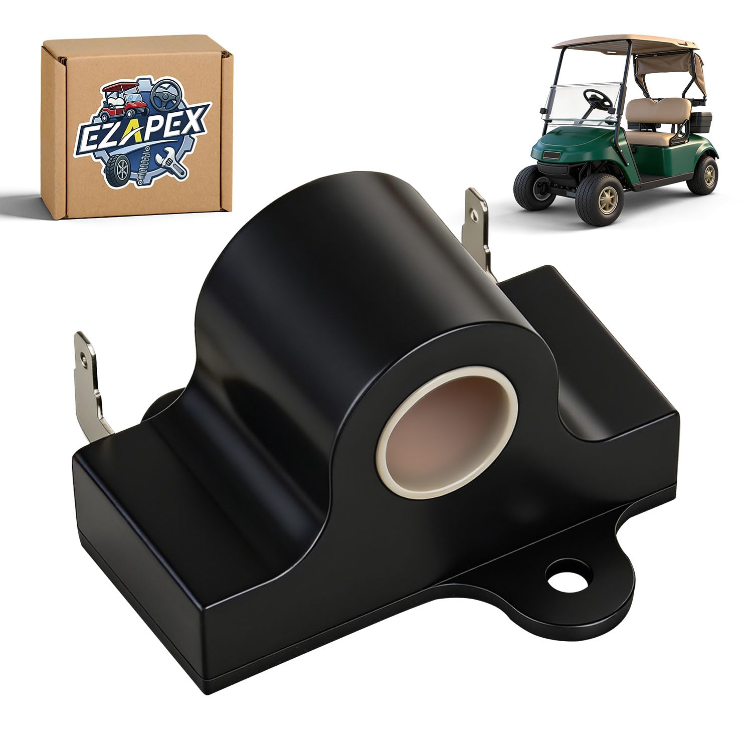 EZAPEX 25854-G01 Golf Cart Inductive Throttle Sensor Compatible with EZGO TXT/Medalist 1994-Up DCS PDS for Electric Models Replace OEM: 25854G01 25854
