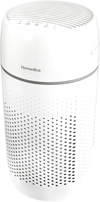 Air Purifier 5-in-1 HEPA-Type Filtration 853 Sq Ft | UV-C Technology and Carbon Odor Filter, 4 Speeds, Essential Oil Aromatherapy Tray, for Medium Rooms