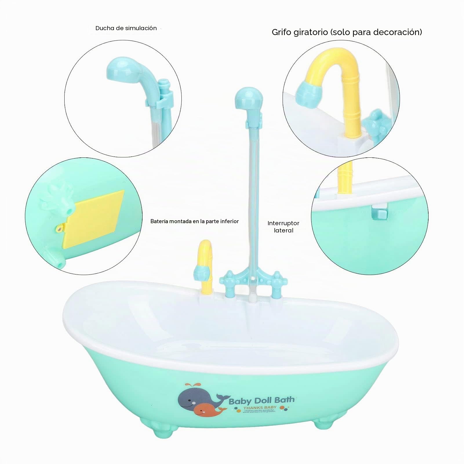 HEEPDD Bañera para Loros y Pájaros, Bañera Automática, Caja de Ducha Multifuncional, Bañera con Grifo para Pájaros