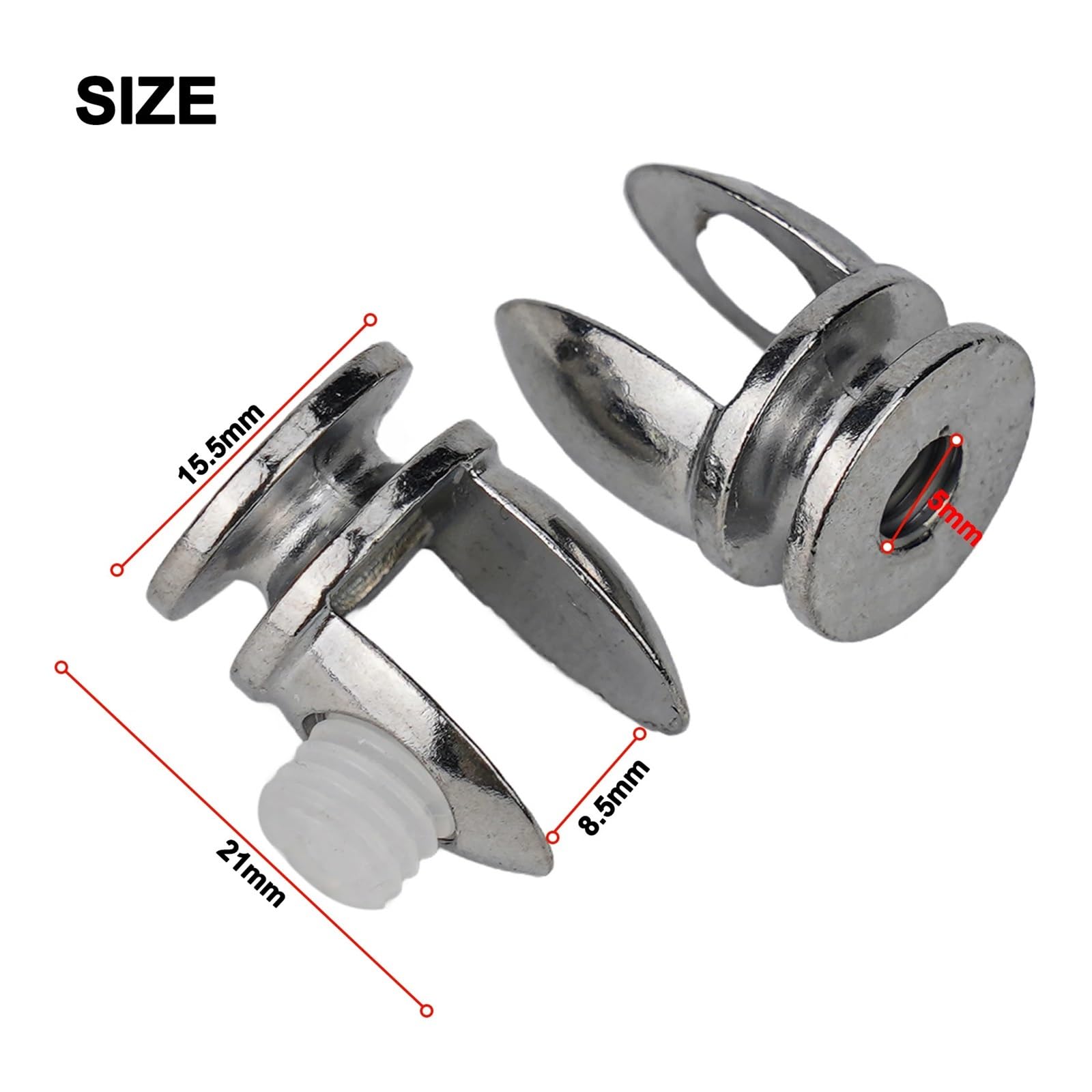 12 verstellbare Regalstützklemmen für 5 mm - 8 mm dickes Glas = Trennwandhalter = Glasablage = Halterung = Halterungen