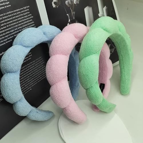 Halemet Spa Headband For Women Terry Cloth Headband For Washing Face Makeup Skincare Headband Puffy Headband 2023 #TOP2