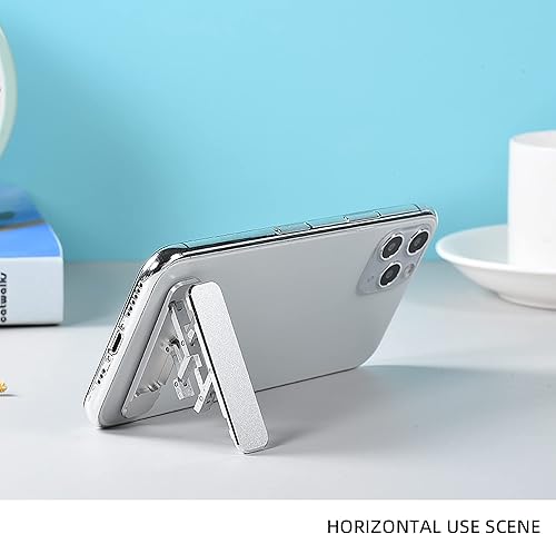 Miniatura 5 de Soporte de escritorio para teléfono celular, soporte de respaldo plano, multifuncional, portátil, aleación de aluminio, plegable, soporte Ssmall