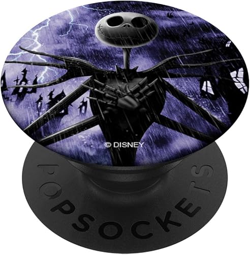 Disney Rainy Jack PopSockets - Agarre y soporte para teléfonos y tabletas, Negro