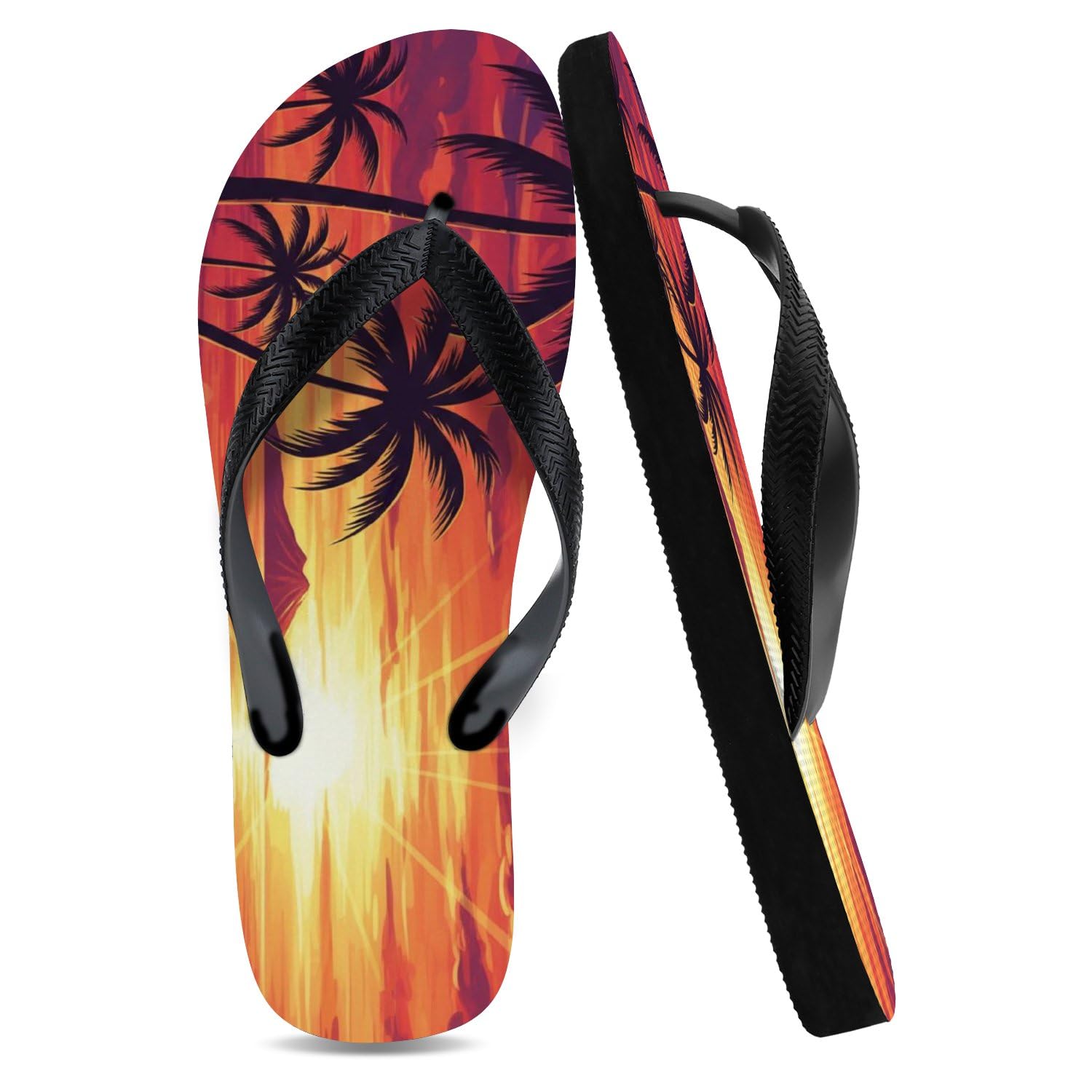 Slim Flip Flops For Men Shower Shoes All-Day Comfort Walking Thong Sandals Rubber Thong Style For Indoor And Outdoor