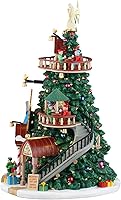 Vista 3 de Lemax Tiendas de Navidad The Tannenbaum Tower, funciona