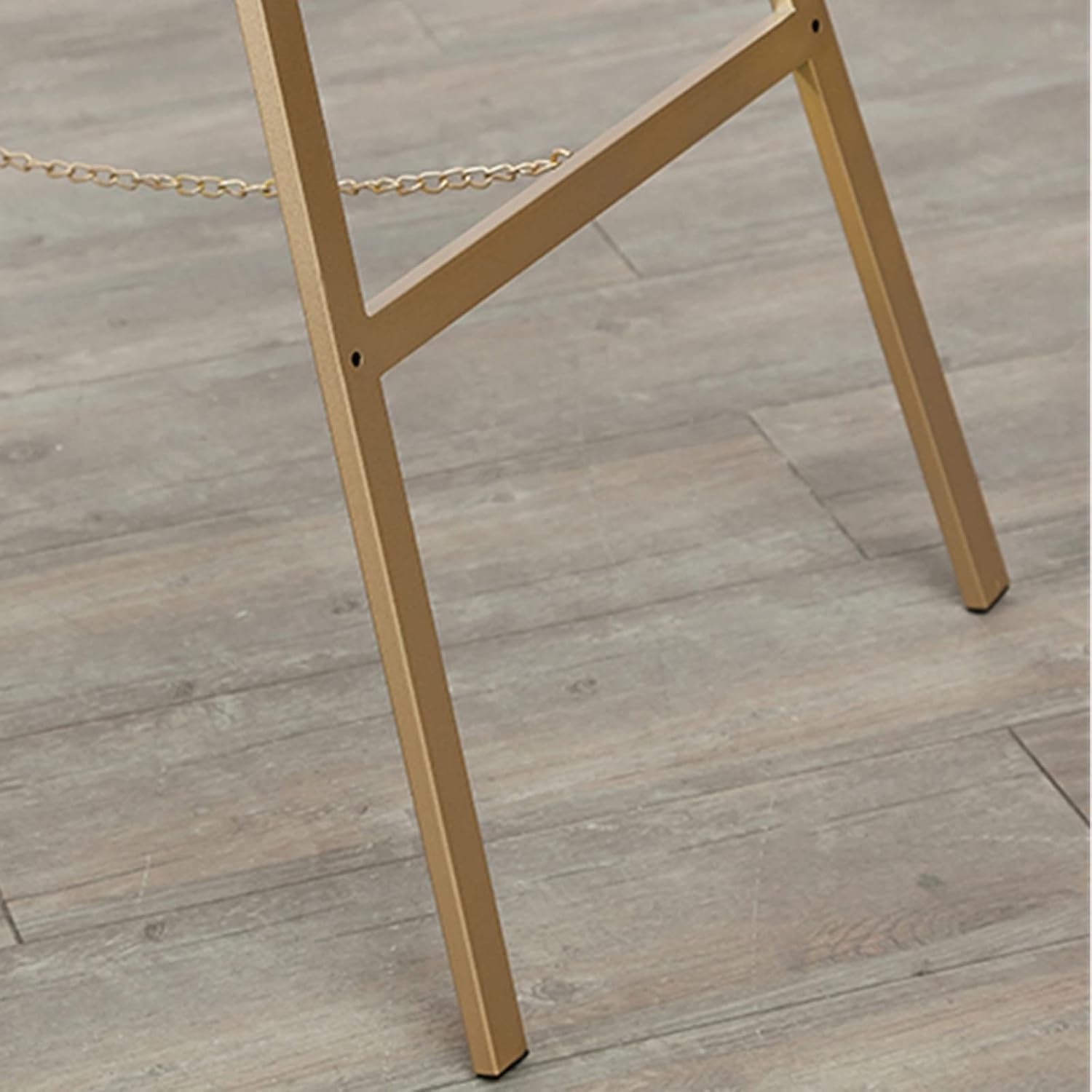 Portable Metal Floor Easel for Adults, Lightweight Professional Art Display Stand, Adjustable Height 120/150cm, Perfect for Painting, Gold Finish, Foldable Design