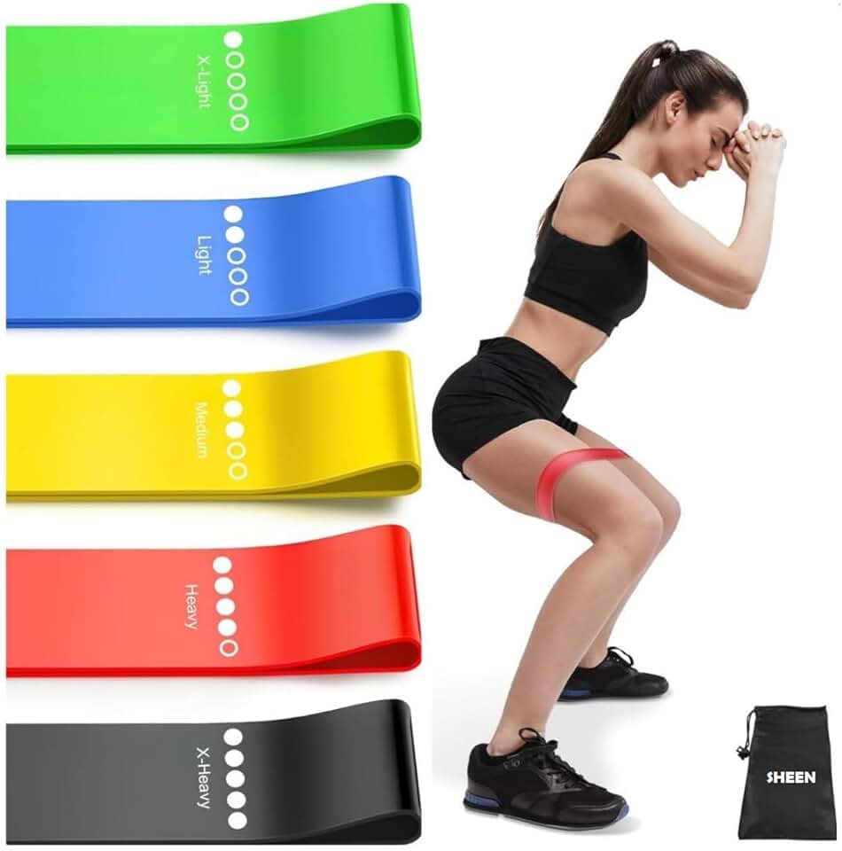Resistance Bands [Set of 5] - Resistance Band Skin-Friendly 