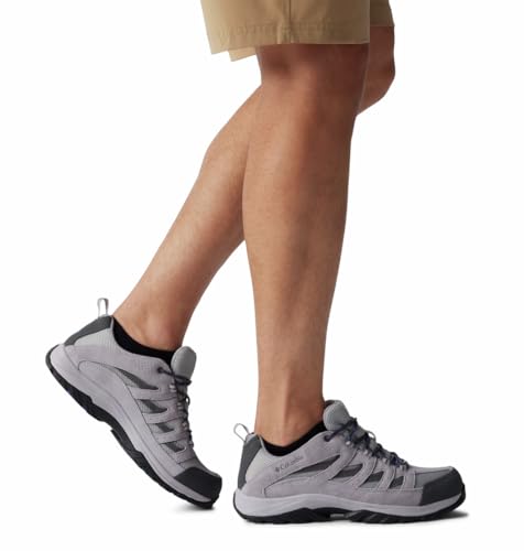 Image of Columbia Men Grey Crestwood Hiking & Trekking Waterproof Shoes, UK-9