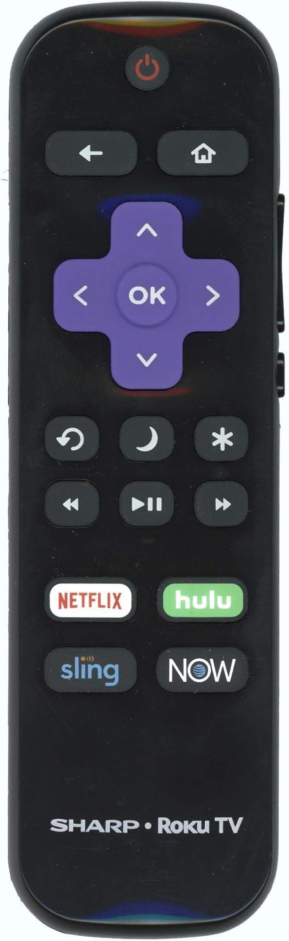 Anderic LC-RCRUDUS-20 Netflix/Hulu/Sling/NOW - Black (Renewed)