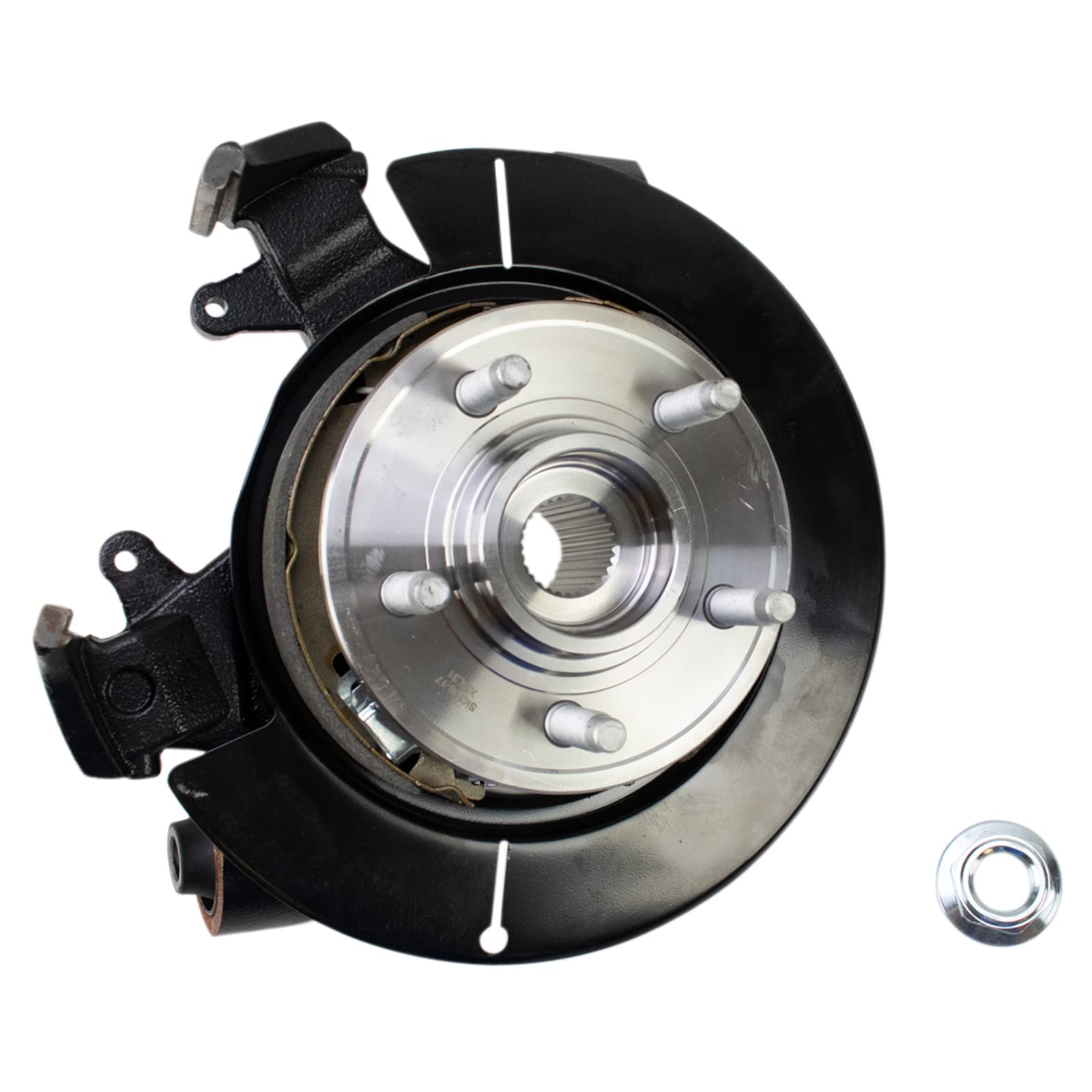TRQ Rear Right Suspension Knuckle Assembly for 06-10 Ford Explorer 07-10 Explorer Sport Trac 06-10 Mercury Mountaineer