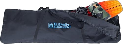 Miniatura 30 de Element Equipment Bolsa acolchada para snowboard, bolsa de viaje para snowboard Negro/Rojo