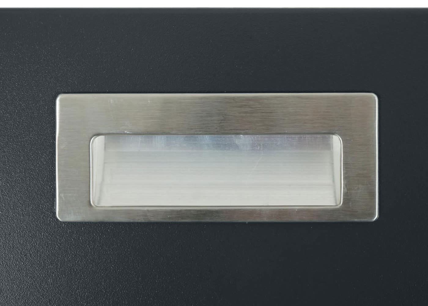 Garaje para robot cortacésped con tapa HWC-L45, techo para cortacésped, metal WPC, 35 x 60 x 70 cm, aspecto de roble