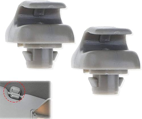 Poweka Sunvisor Clip de repuesto compatible con Accord 1998-2007 1996-2004 Civic 2007-2011 CR-V 1999-2010 Odyssey 2006-2011 Ridgeline, reemplazo
