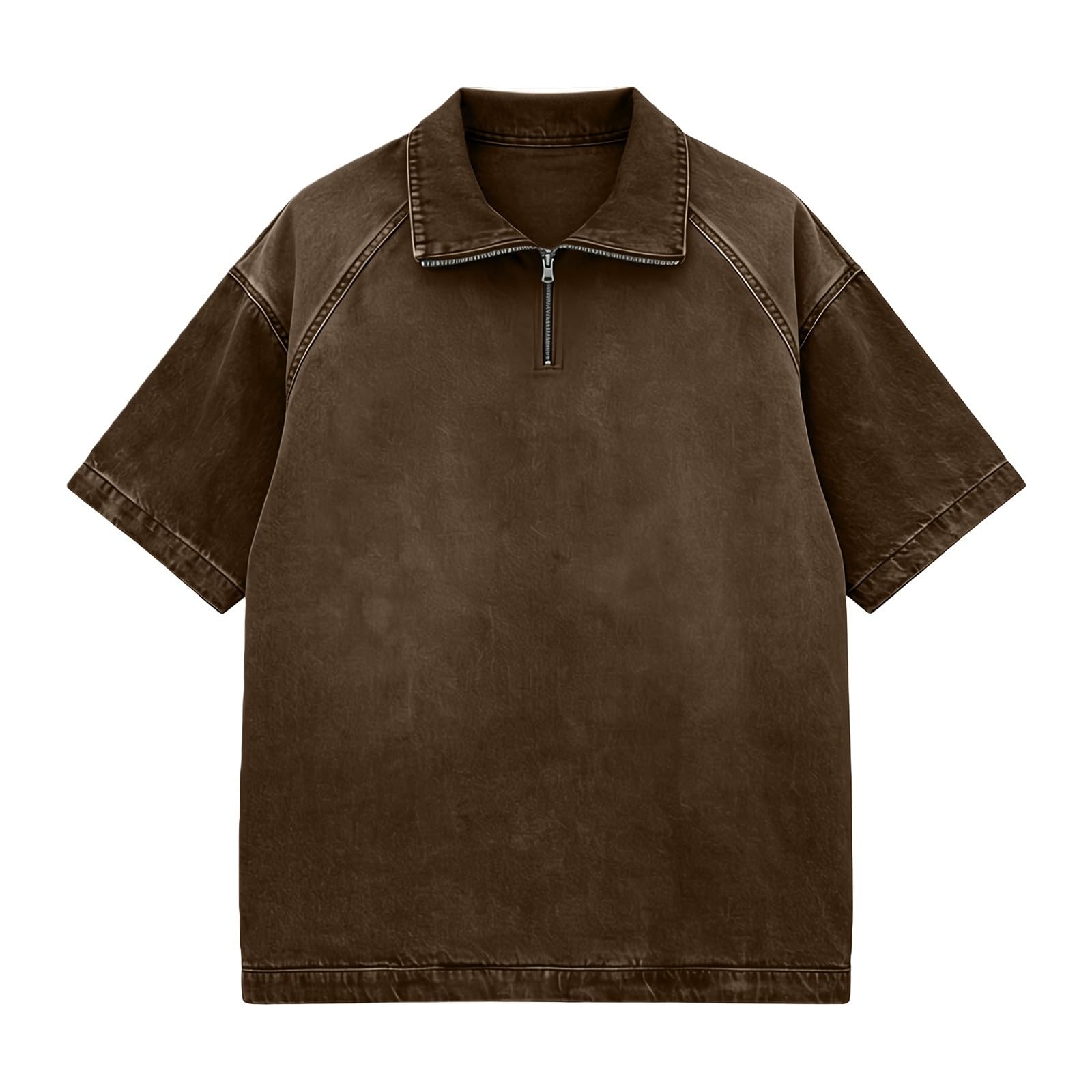 Hombres Manga Casual Camisetas tee con Camisas de Polo Elsticocamisas Hombre Manga cortaSencillo Y Verstil