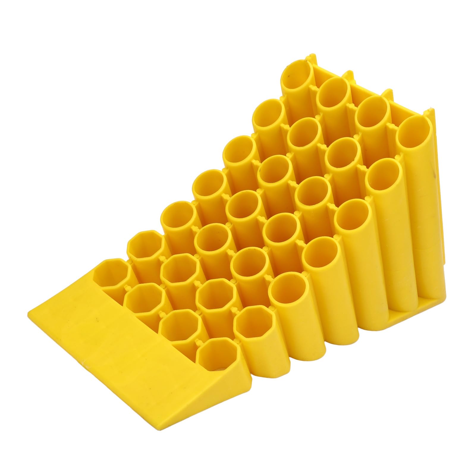 CHICIRIS Klin Pod Koła o Dużej Wytrzymałości, 17.32x7.87x19.69 Cala, Antypoślizgowy Ogranicznik Opon Samochodowych do Samochodu, Przyczepy, Kampera, Ciężarówki, ATV, nośność 1-3 tony.