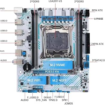 まーりん Amazon | zmart QIYIDA X99 マザーボード LGA 2011-3 セットキット