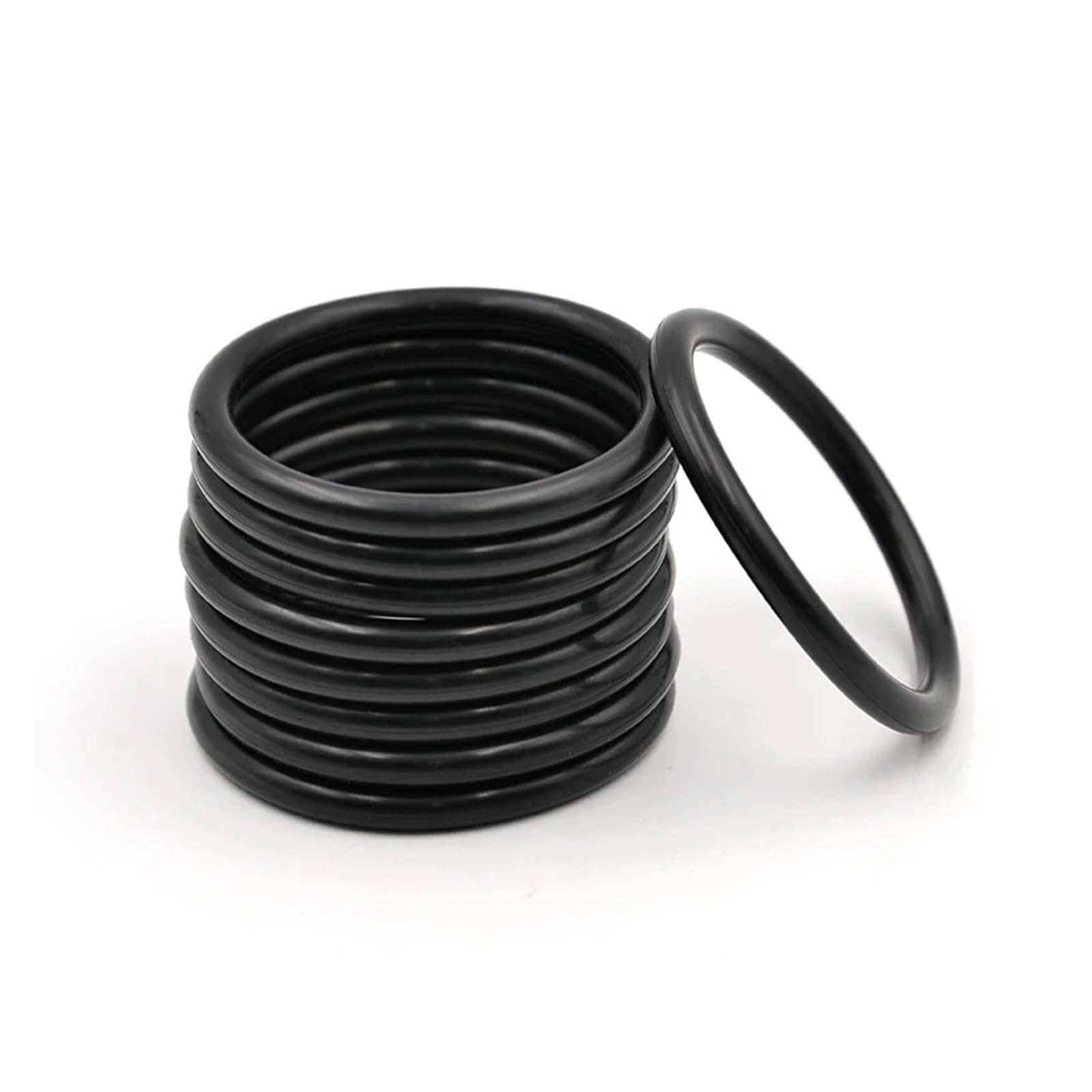 5mm OD 12mm - 270mm Nitrile butadiène caoutchouc bague d'étanchéité réparation squelette joint d'huile joint torique joint rondelle,Matériau Fiable(OD 52mm (10Pcs))