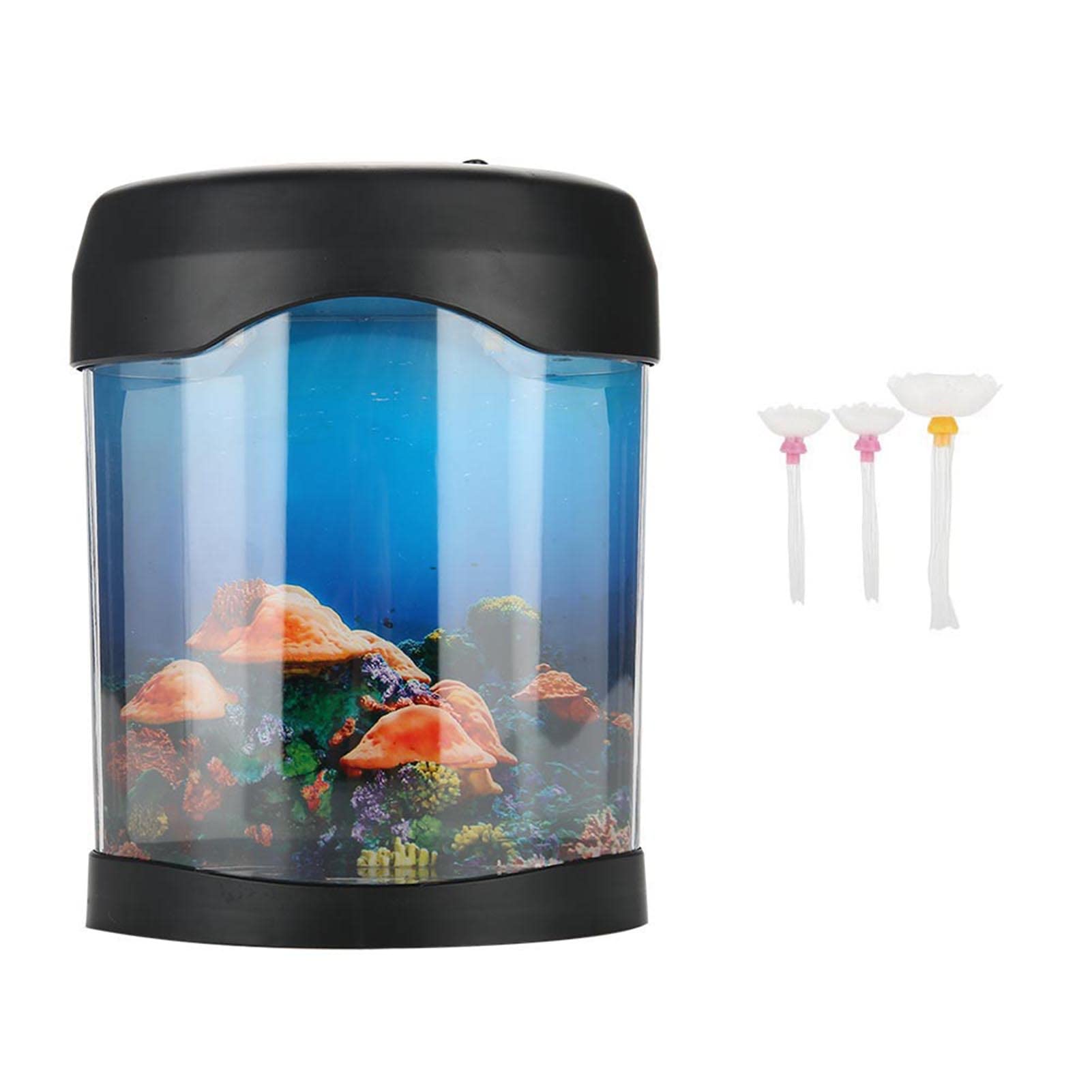 Acouto Luz de Acuario USB, Lámpara de Noche que Cambia de Color con Estado de ánimo de, LED de Estado de ánimo para Pecera de Chan, Lámpara LED de de para Acuario, Escritorio, Escritorio