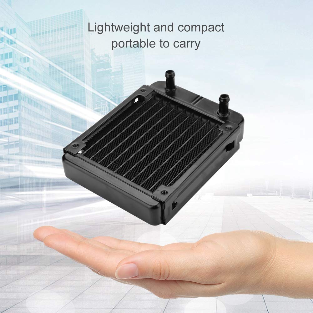 Topiky Radiador de la de Calor de la CPU, disor de Calor del Enfriador del radiador de la refrigeración por Agua de la computadora de 120 mm con 10 Tubos
