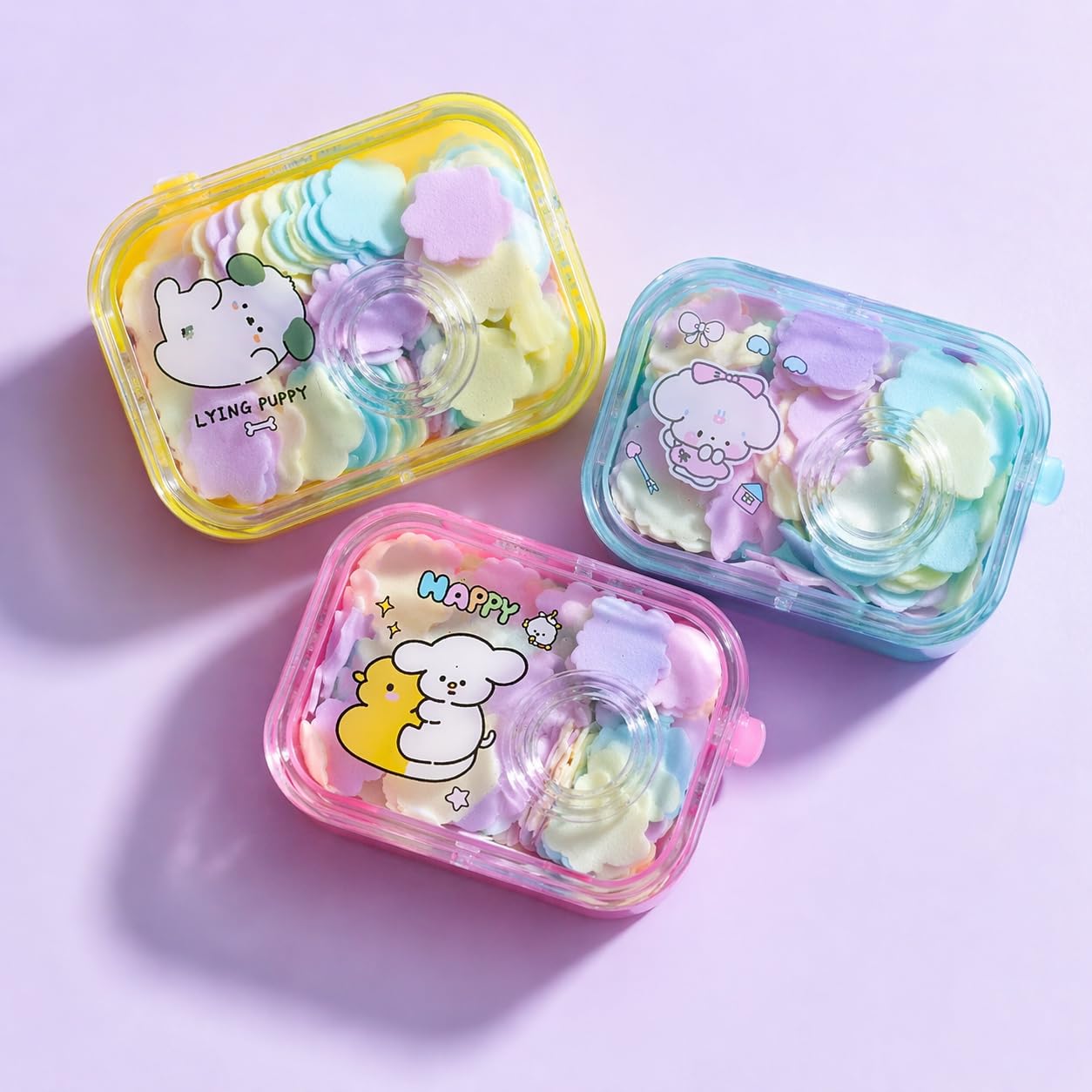 Portable Paper Soap Flackes (Pack of 3) – Cute Mini Travel Soap in Case, Dissolving Hand Wash Flakes for Camping, School, Outdoor & Pocket Hygiene-image-9