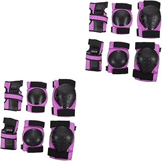 CLISPEED 12 Pçs/Conjunto Equipamento De Proteção Scooter Para Crianças Crianças Capacete De Bicicleta Equipamento De Bicicleta Almofadas De Skate Para Crianças Protetores De Skate