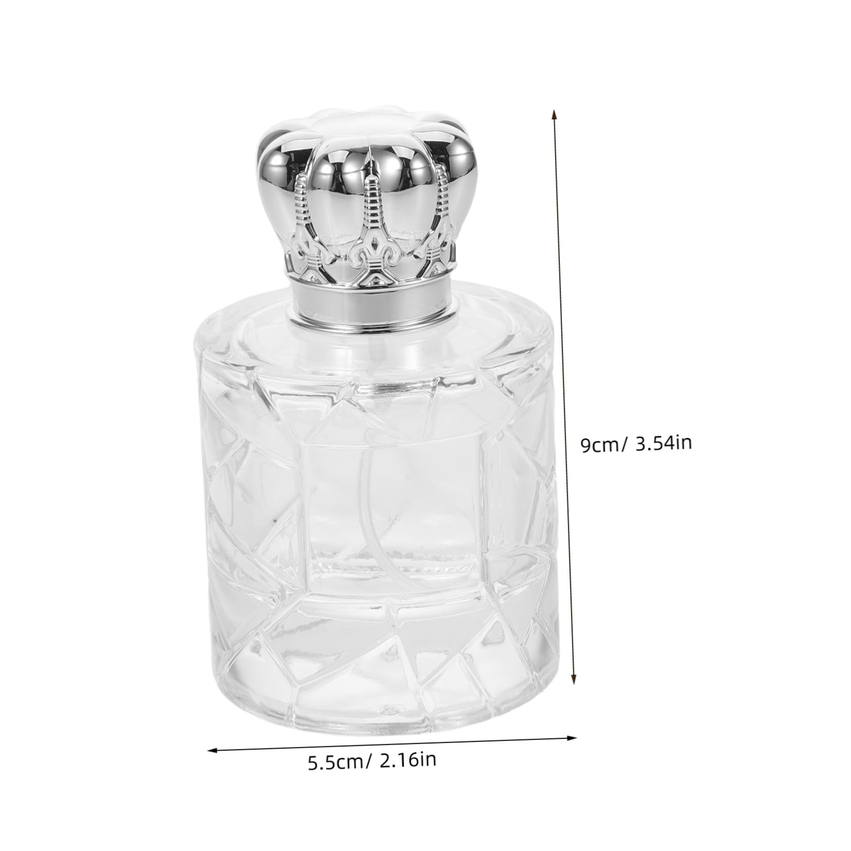 GALPADA 3 Stück Leere Parfümflaschen aus Glas, 50ml, Wiederbefüllbar
