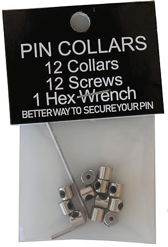 Asegura un pasador con collares de pasador de llave hexagonal - Paquete de 12 disponible en Yaxa Venezuela