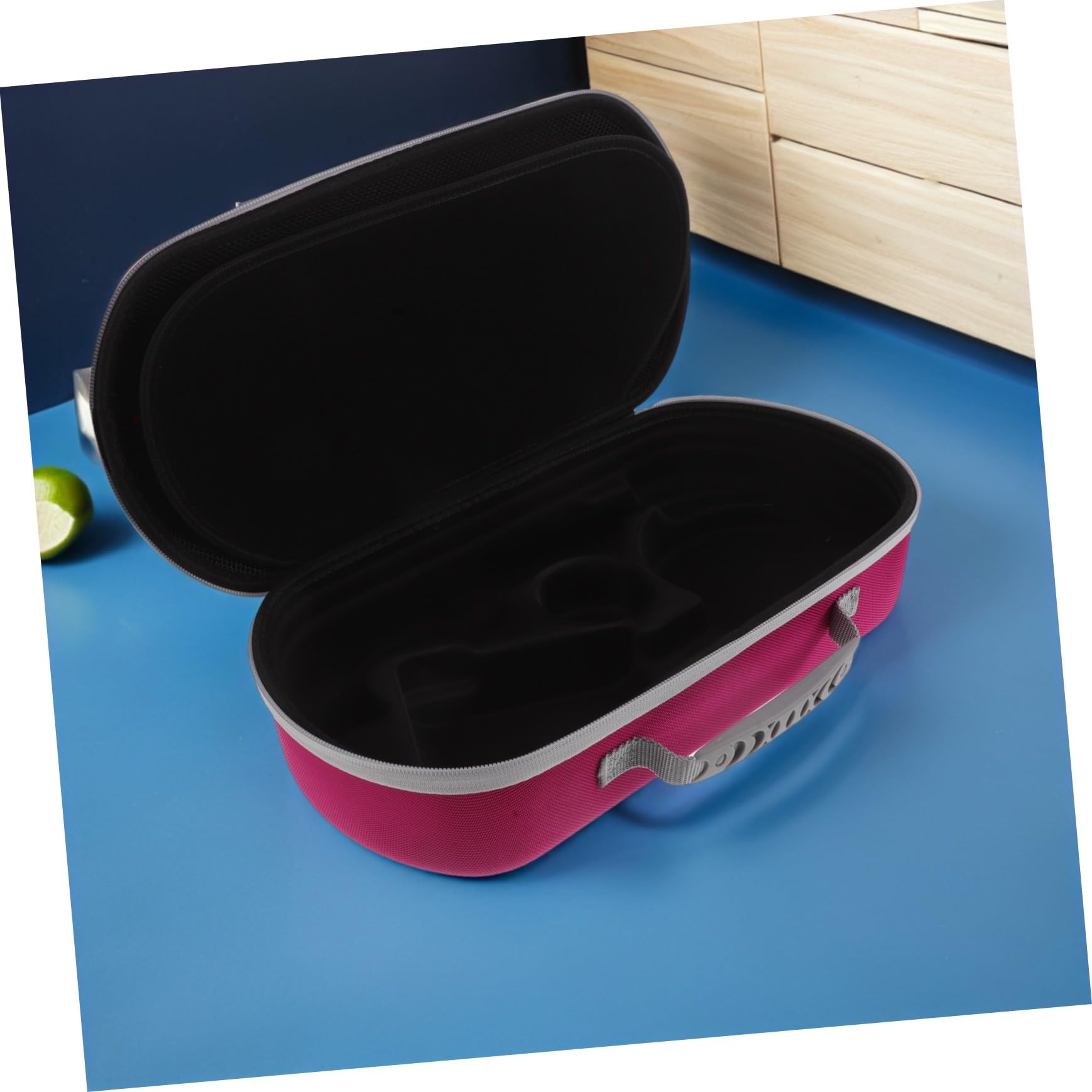 Beaupretty Custodia Protettiva per Asciugacapelli Borsa da Viaggio Compatta per Strumenti per Capelli Organizer Compatta e Resistente Porta Asciugacapelli e Accessori Rosa