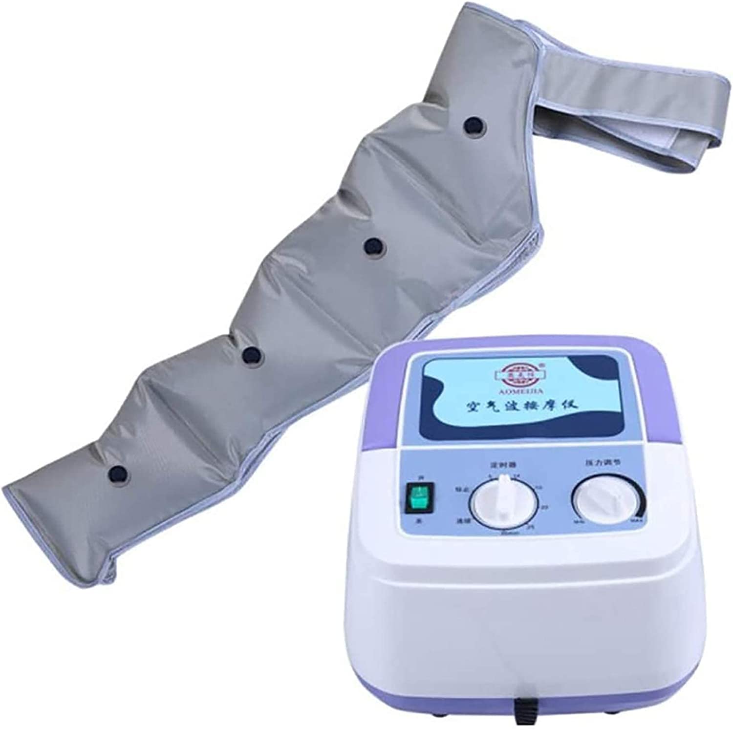 Massaggiatore per gambe e piedi, a compressione, per vita, braccia, gambe, caviglie, polpacci, dispositivo per rilassamento del dolore