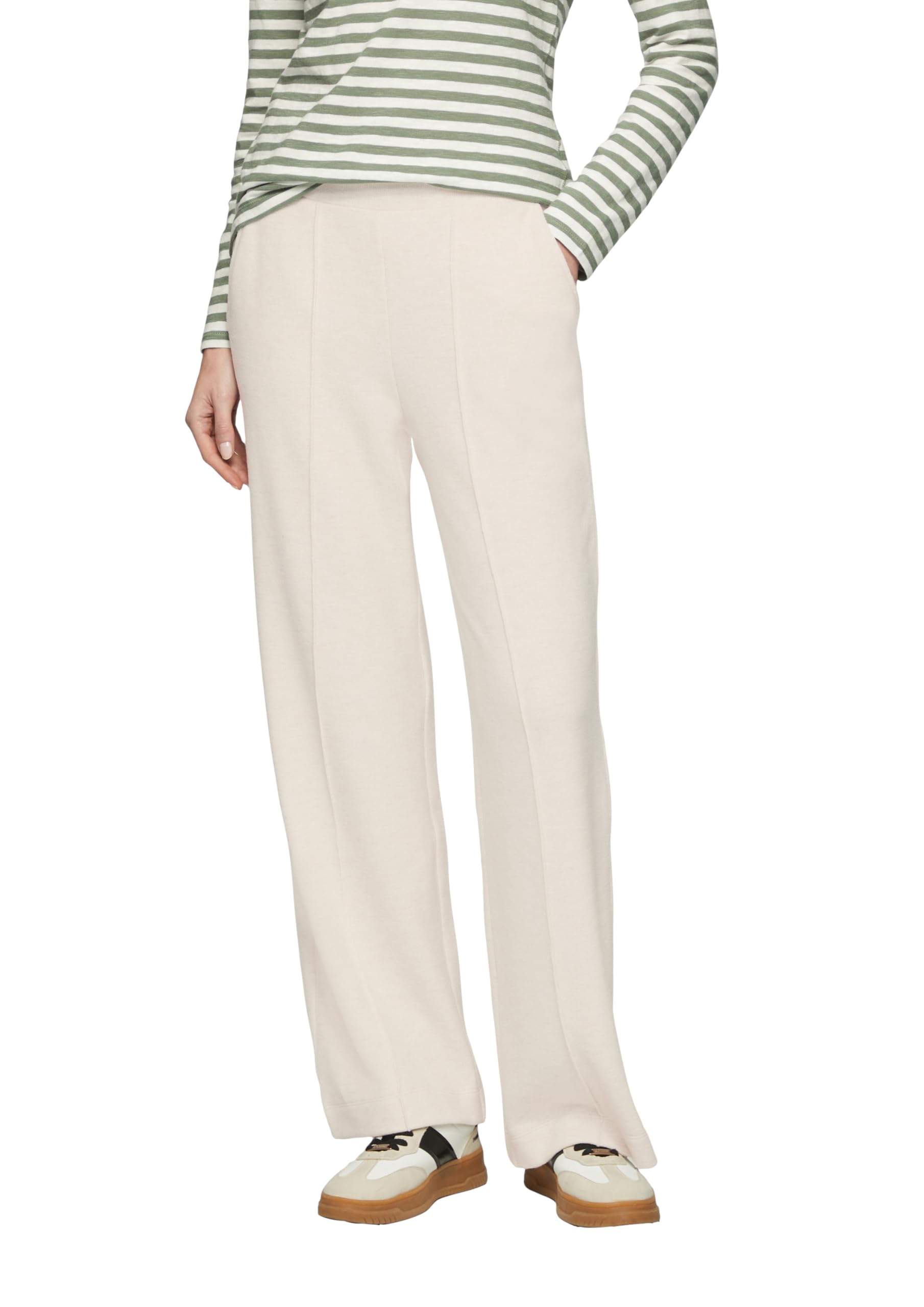 s.Oliver Weiche Wide Leg-Hose aus Baumwollmix