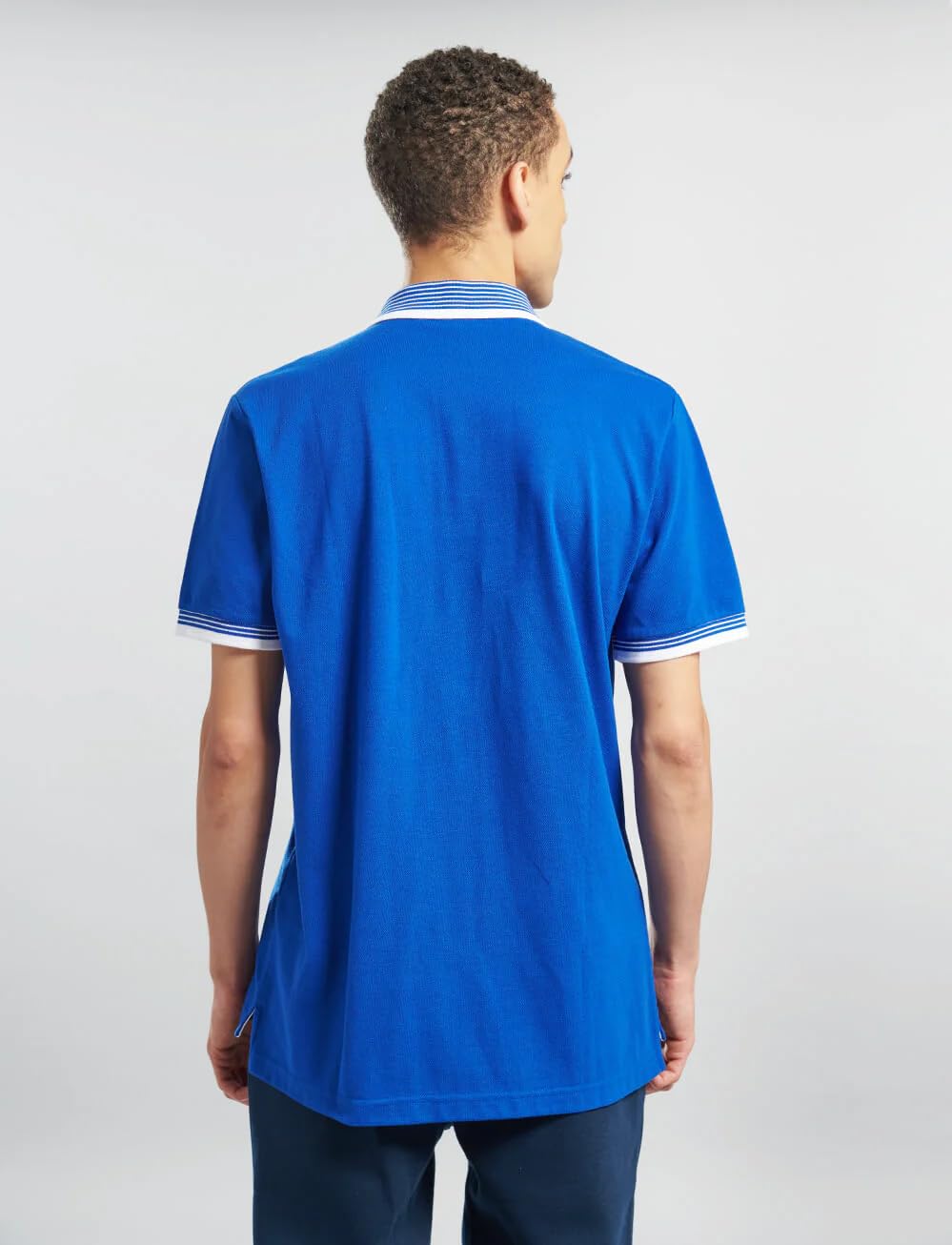Chelsea Football Club - Polo ufficiale da uomo, con punta – Navy o Royal Blue – Maglietta casual a maniche corte